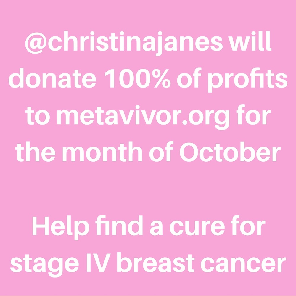 100% of profits to breast cancer research